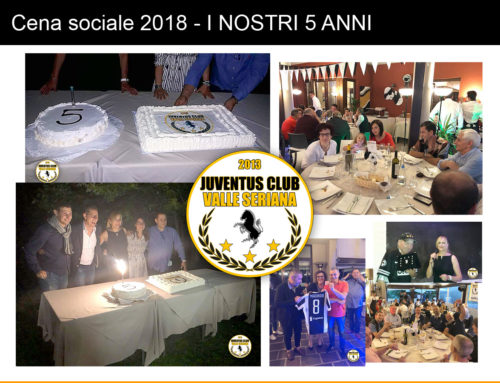 Cena sociale 2018 – I NOSTRI 5 ANNI