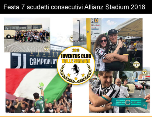 Festa 7 scudetti consecutivi Allianz Stadium 2018